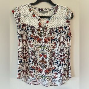 Like 🆕 Stitch Fix | Daniel Rainn | Women’s Sleeveless Top | White | Floral | S